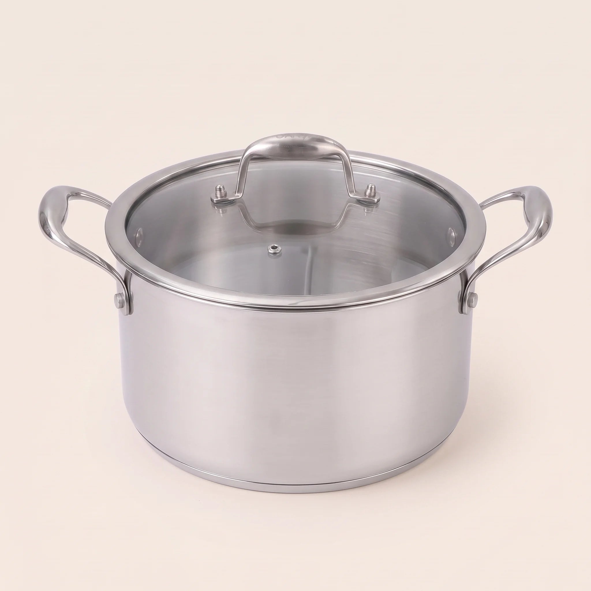 Batterie de cuisine inox 11 pièces, acier trois plis, casseroles poêles sauteuse et faitout | Marthe